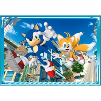 Sonic the Hedgehog Save the Day 4-in-1 puzzle Clementoni