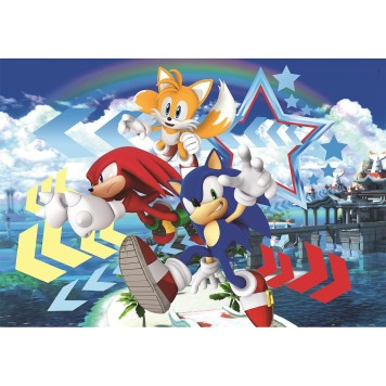 Sonic the Hedgehog Star 104 piece Clementoni puzzle