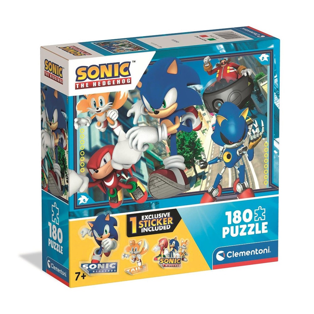 Sonic the Hedgehog 180 pcs Clementoni puzzle