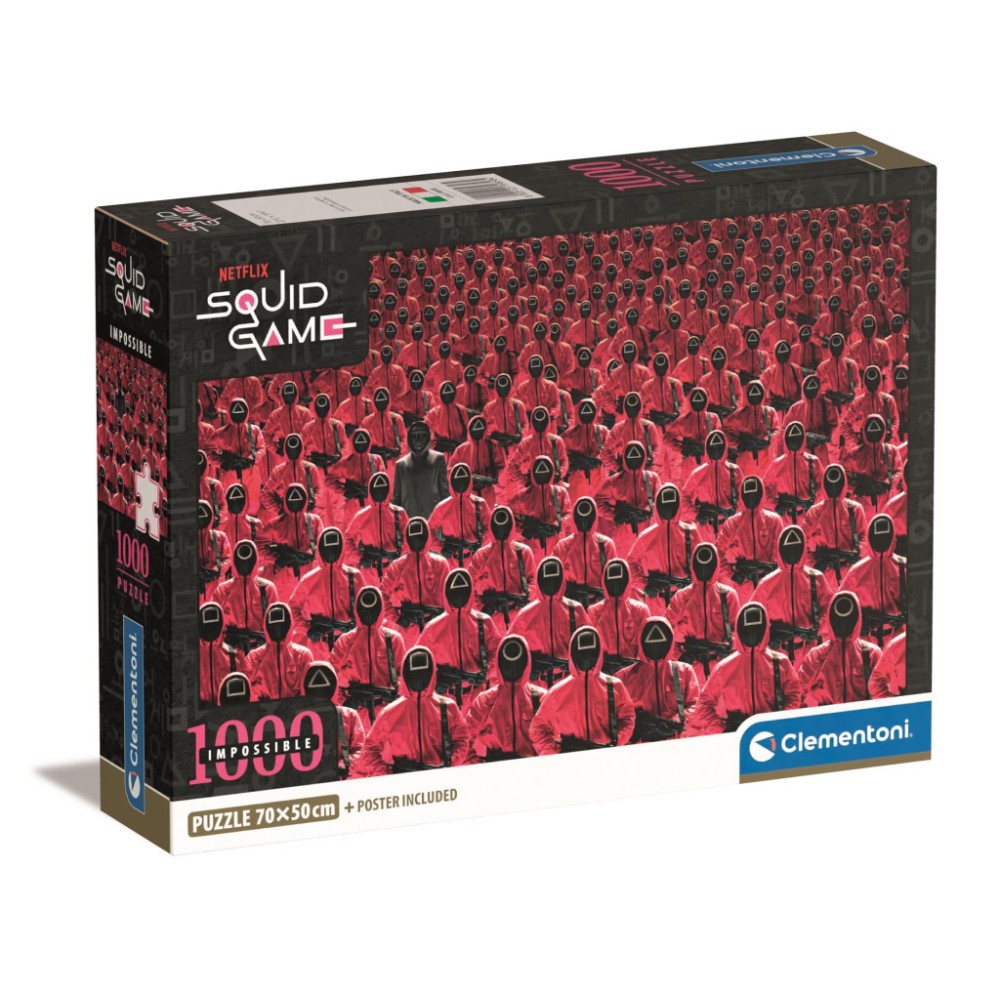 Squid Game Impossible 1000 piece Compact puzzle Clementoni