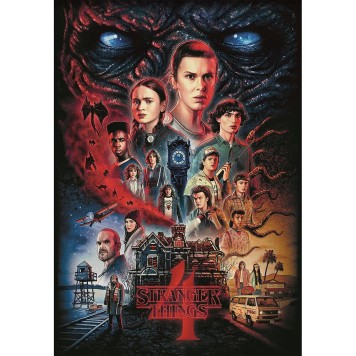 Stranger Things Darkness Rises 1000 piece Clementoni puzzle Compact