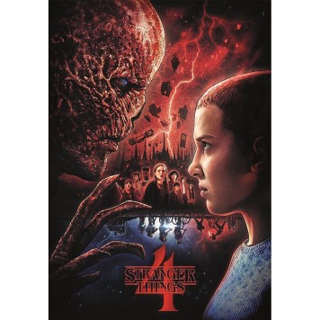 Stranger Things Eleven vs. Vecna 1000 piece Clementoni puzzle Compact