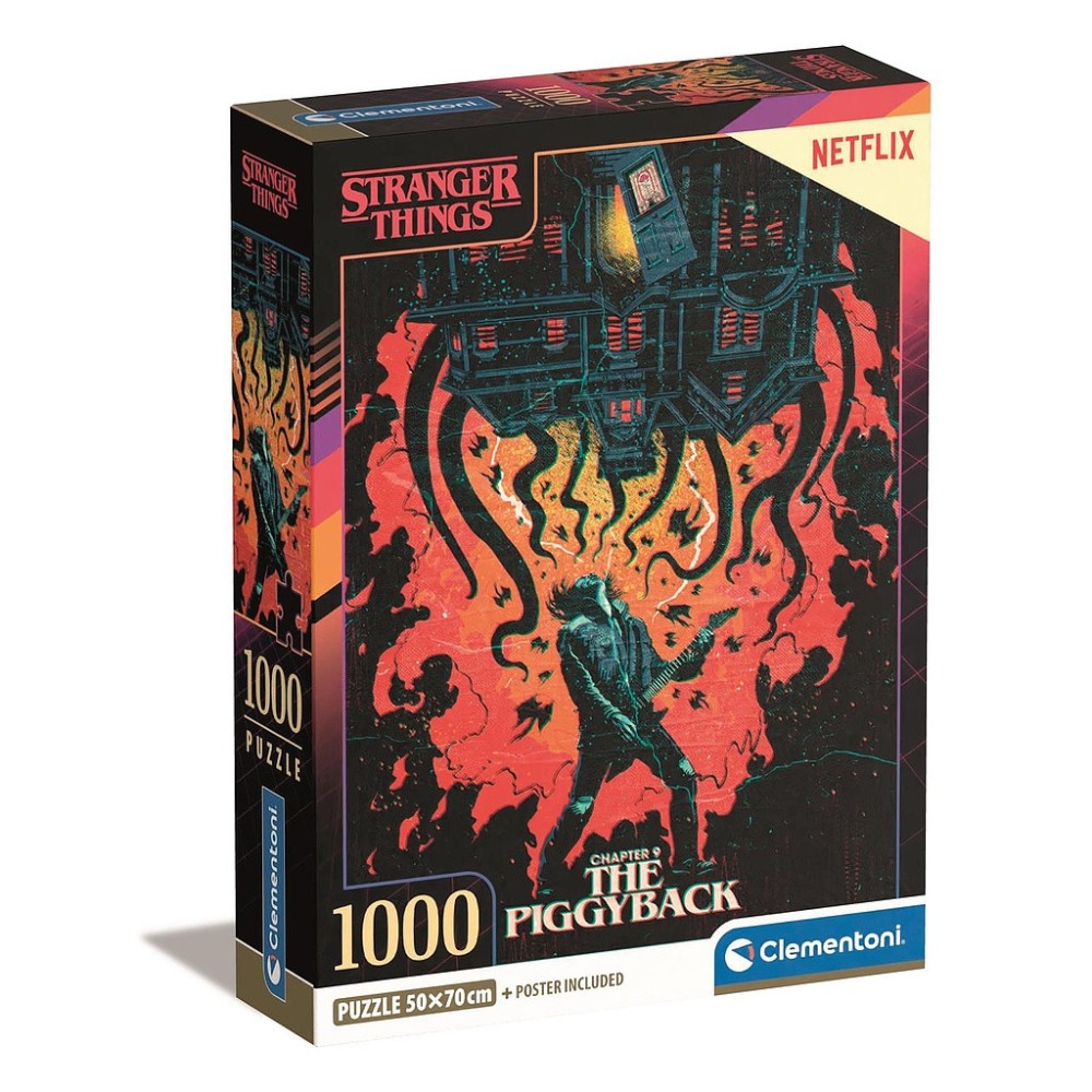 Stranger Things Piggyback 1000 piece Clementoni puzzle Compact