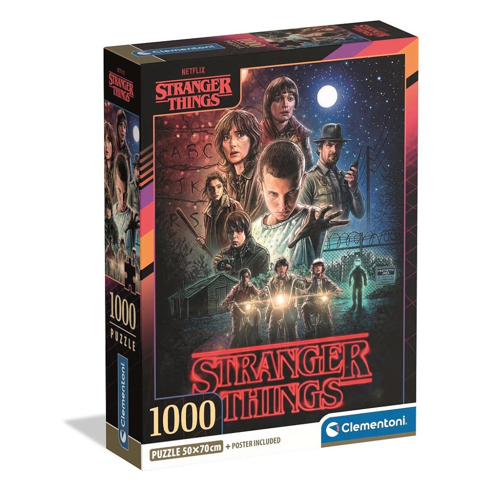 Stranger Things The Beginning 1000 piece Clementoni puzzle Compact