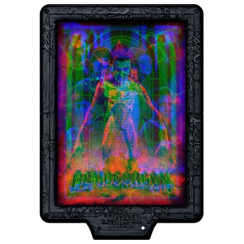 Stranger Things The Demogorgon 520-piece puzzle with LED frame Clementoni