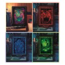 Stranger Things Upside Down 520-piece puzzle with LED frame Clementoni