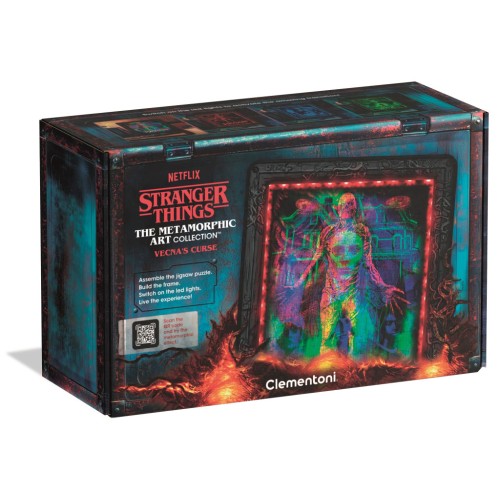 Stranger Things Vecna's Curse 520-piece puzzle in LED frame Clementoni