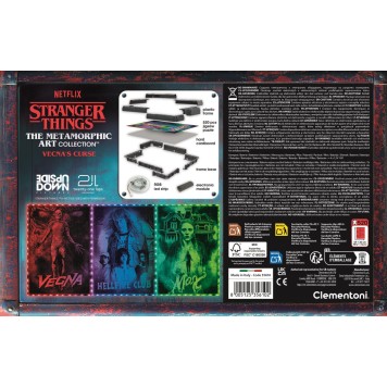 Stranger Things Vecna's Curse 520-piece puzzle in LED frame Clementoni