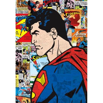 Superman Comic 1000 pcs Compact puzzle Clementoni