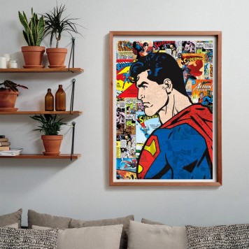 Superman Comic 1000 pcs Compact puzzle Clementoni
