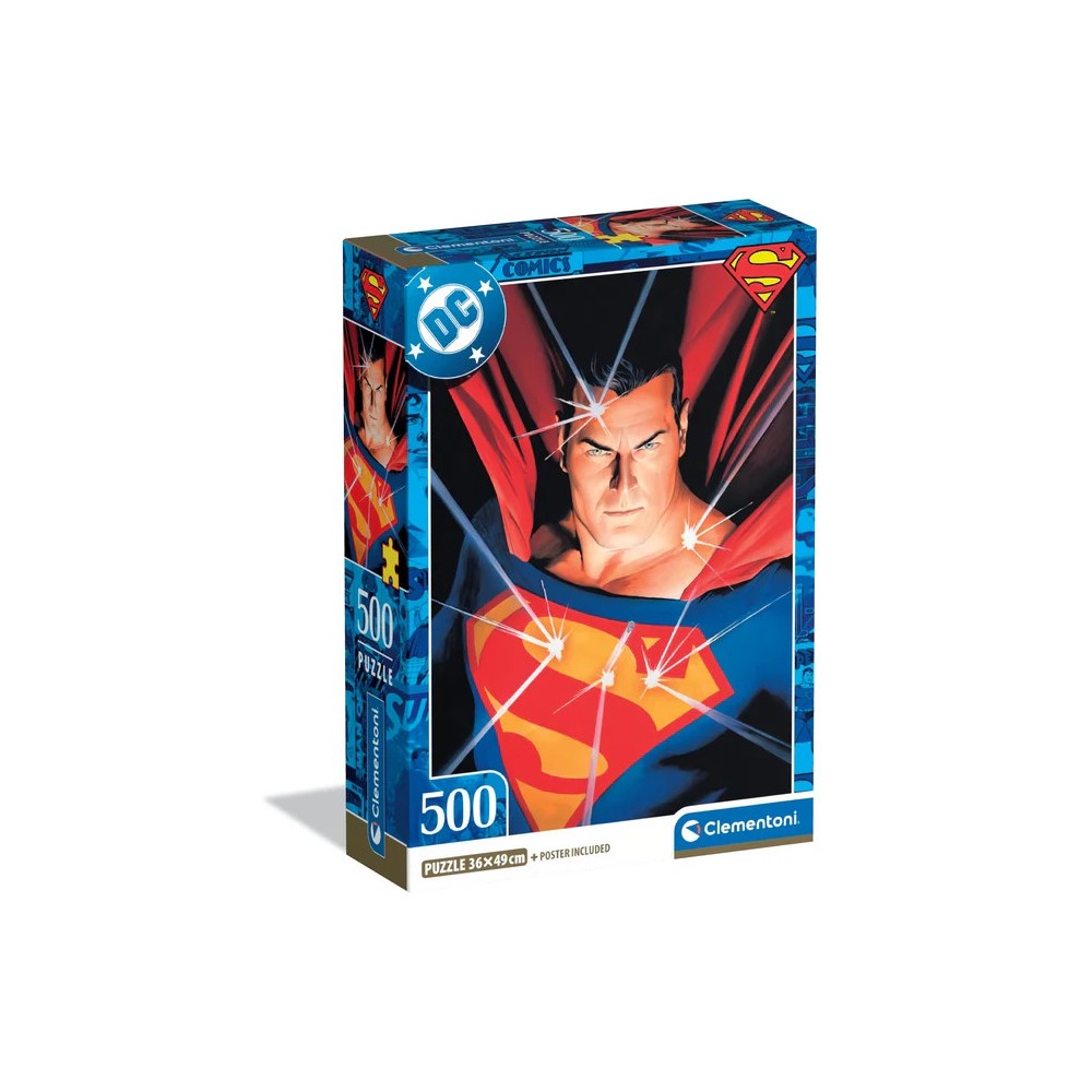 Superman Epic Hero 500-piece Compact puzzle Clementoni