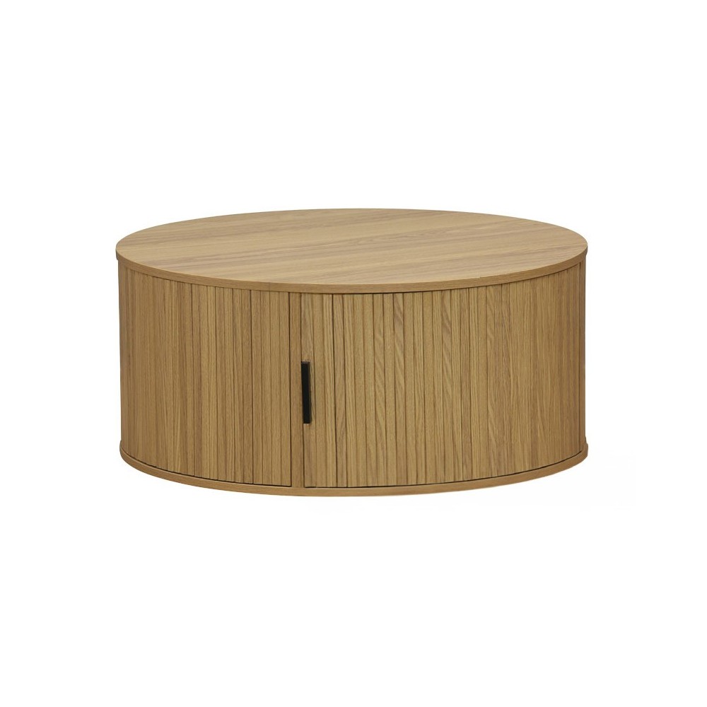 Table basse bois naturel D80x35,5cm Table basse bois naturel D80x35,5cm