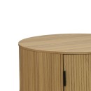 Table basse bois naturel D80x35,5cm