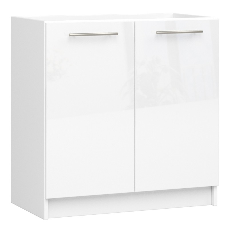 SZAFKA KUCHENNA POD ZLEWOZMYWAK OLIWIA S 80cm BIAŁA-BIAŁY POŁYSK SZAFKA KUCHENNA POD ZLEWOZMYWAK OLIWIA S 80cm BIAŁA-BIAŁY POŁYSK