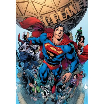 Superman Planet 1000-piece Compact puzzle Clementoni