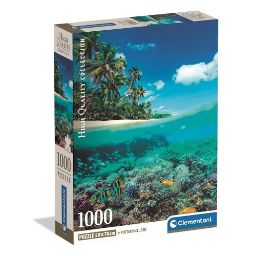 Cities Summer Paradise Island 1000-piece Compact puzzle Clementoni