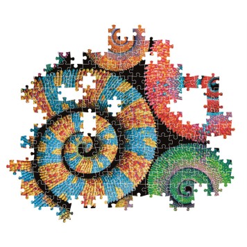 Colour Curly Tails 500 pcs Compact Puzzle Clementoni