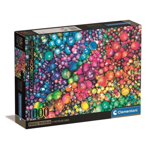 Colour Marv 1000-piece Compact Puzzle Balls Clementoni