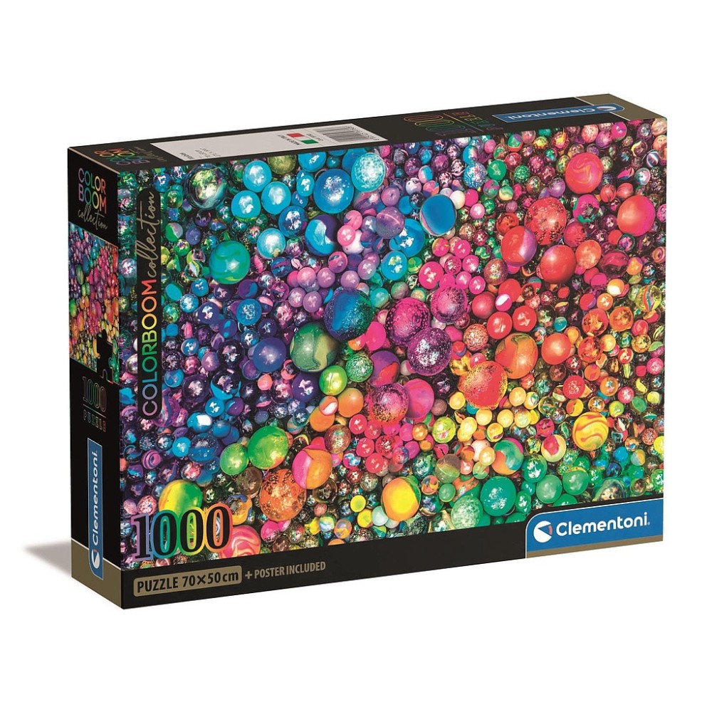 Colour Marv 1000-piece Compact Puzzle Balls Clementoni