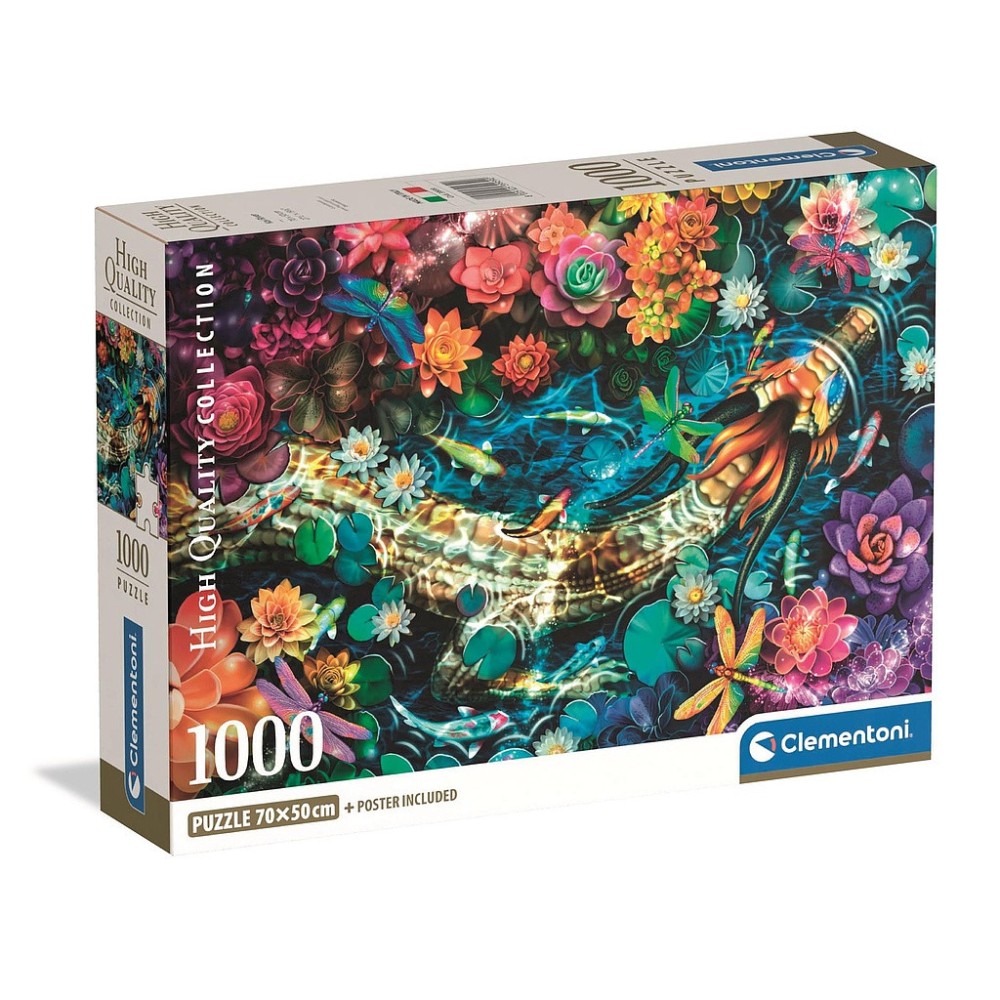 Colour Koi River 1000-piece Compact Puzzle Clementoni