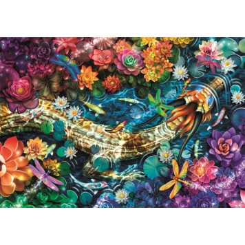 Colour Koi River 1000 piece puzzle Clementoni