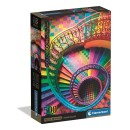 Colour Curly Tails Colorboom Staircase 500-piece Compact Puzzle by Clementoni