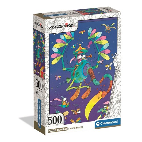 Colour Mordillo 500-piece Compact puzzle Clementoni