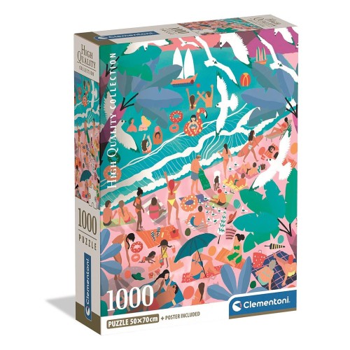 Colour Sunday Seaside 1000-piece Compact Puzzle Clementoni