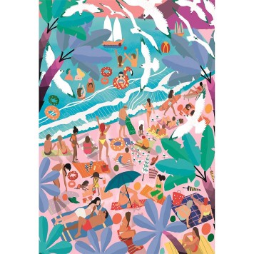 Colour Sunday Seaside 1000-piece Compact Puzzle Clementoni