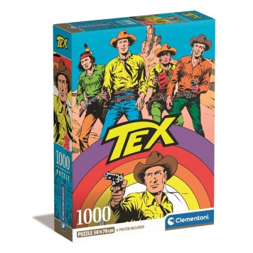 Anime Rainbow Tex Willer 1000-piece Compact puzzle Clementoni