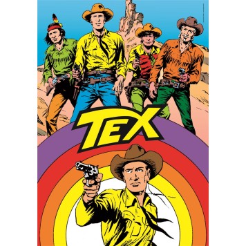 Anime Rainbow Tex Willer 1000-piece Compact puzzle Clementoni