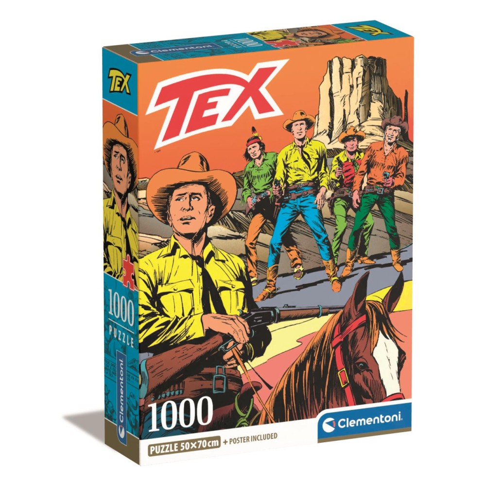Anime Ride Tex Willer 1000 pieces Compact puzzle Clementoni
