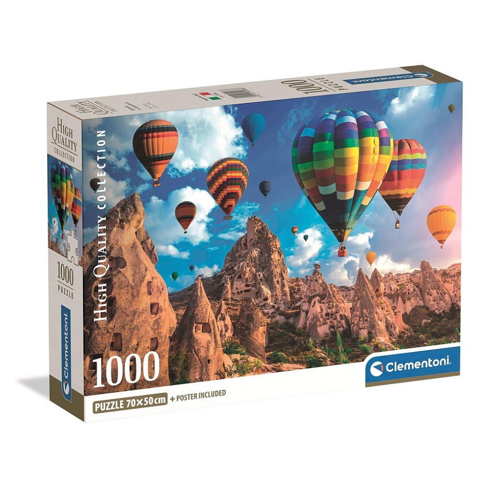 Cities Balloons in Cappadocia Turkey 1000-piece puzzle Clementoni
