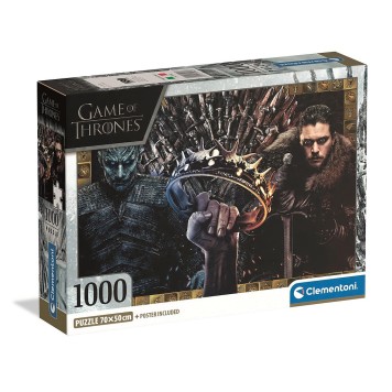 Game of Thrones Ice and Fire 1000-piece Compact Puzzle Clementoni