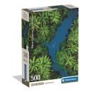 Colour Aerial View Tropical River 500 Piece Compact Puzzle Clementoni