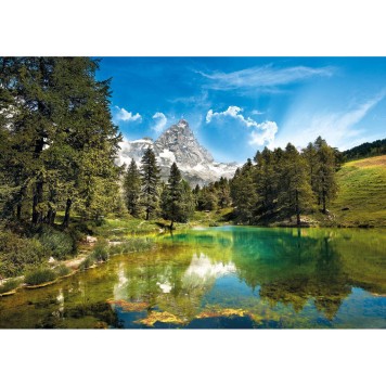 Cities Blue Lake New Zealand 1500-piece puzzle Clementoni