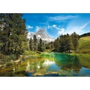 Cities Blue Lake New Zealand 1500-piece puzzle Clementoni