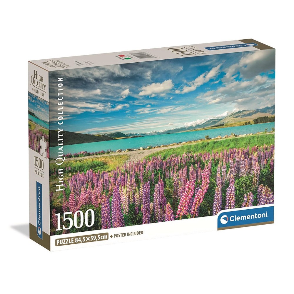 Cities Lake Tekapo New Zealand 1500 pieces puzzle Clementoni