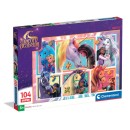 Unikornis Akadémia Friendship 104-piece Super Puzzle Clementoni