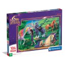 Unikornis Akadémia Meadow 104-piece Super Puzzle Clementoni