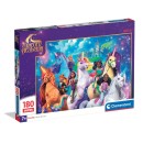 Unikornis Akadémia Rainbow Valley 180 piece Clementoni puzzle