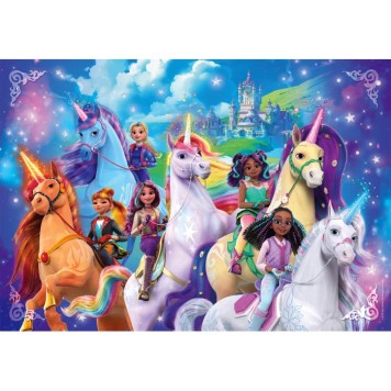Unikornis Akadémia Rainbow Valley 180 piece Clementoni puzzle