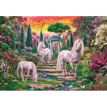 Unicorn Garden 2000-piece Clementoni puzzle