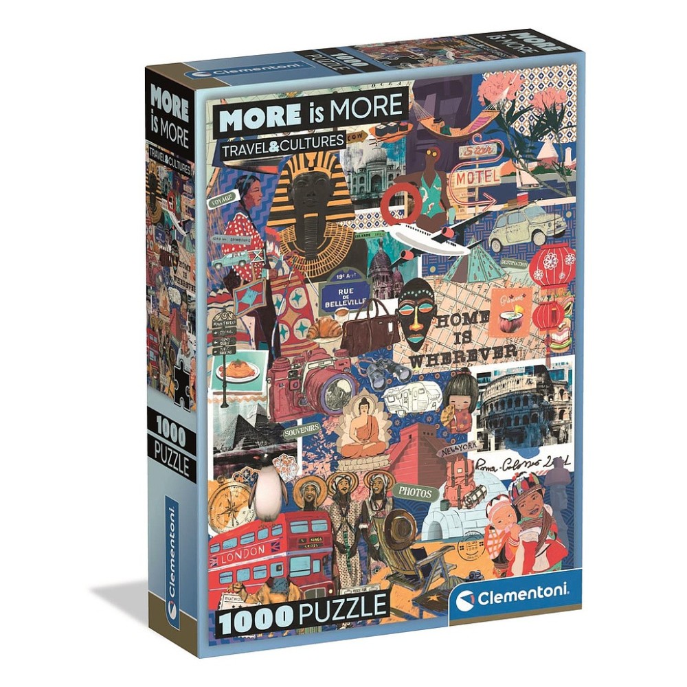 Colour Cultures Travel 1000-piece Compact puzzle Clementoni