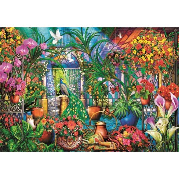 Colour Caretakers Glasshouse 500-piece puzzle Clementoni