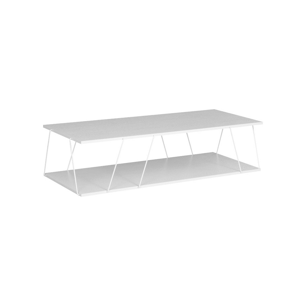 Coffee table Tars pakoworld white 120x50x30cm