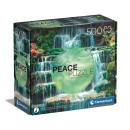 Colour Flow Waterfall 500 pcs Peace puzzle Clementoni