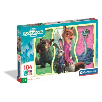 Zootropolis City Challenge 104-piece puzzle Clementoni