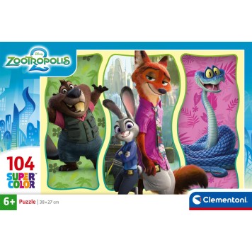 Zootropolis City Challenge 104-piece puzzle Clementoni