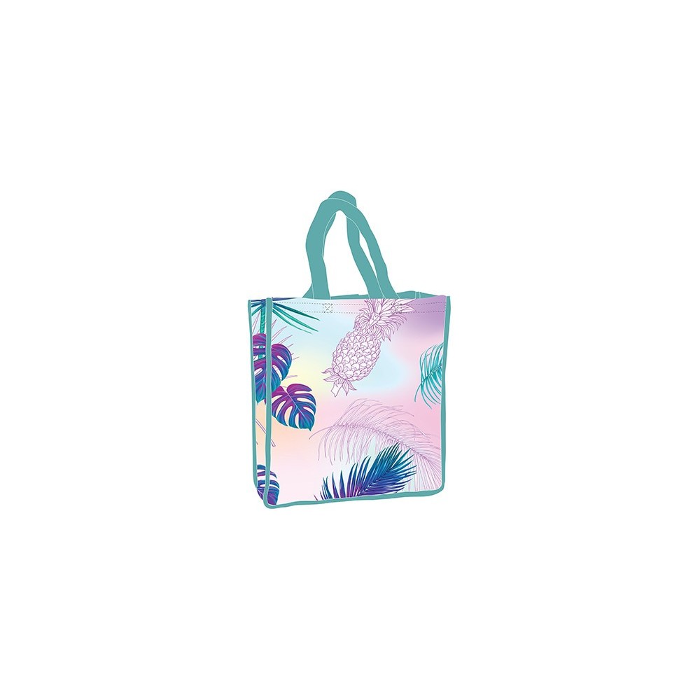 Pineapple holographic shopping bag 34 cm
